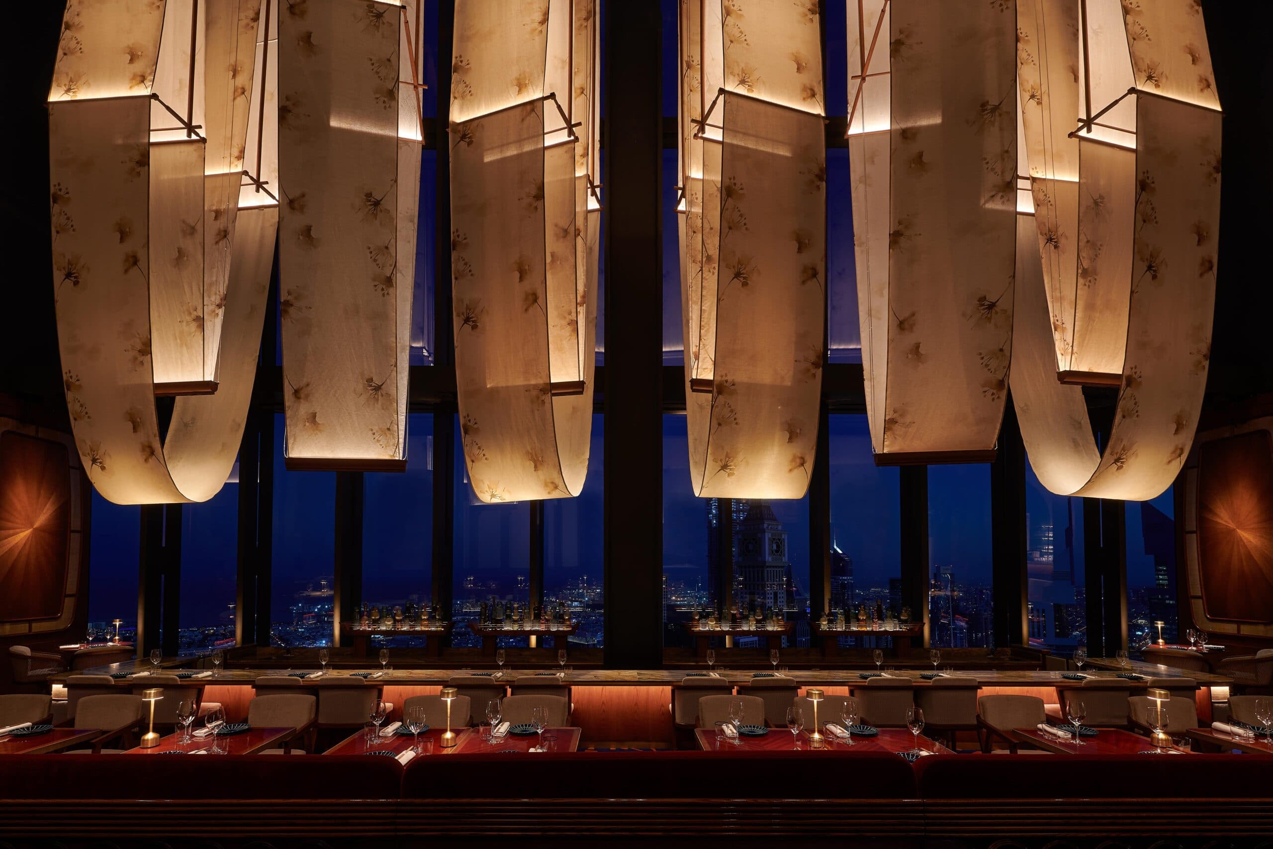 The dining room at Bar des Prés above DIFC