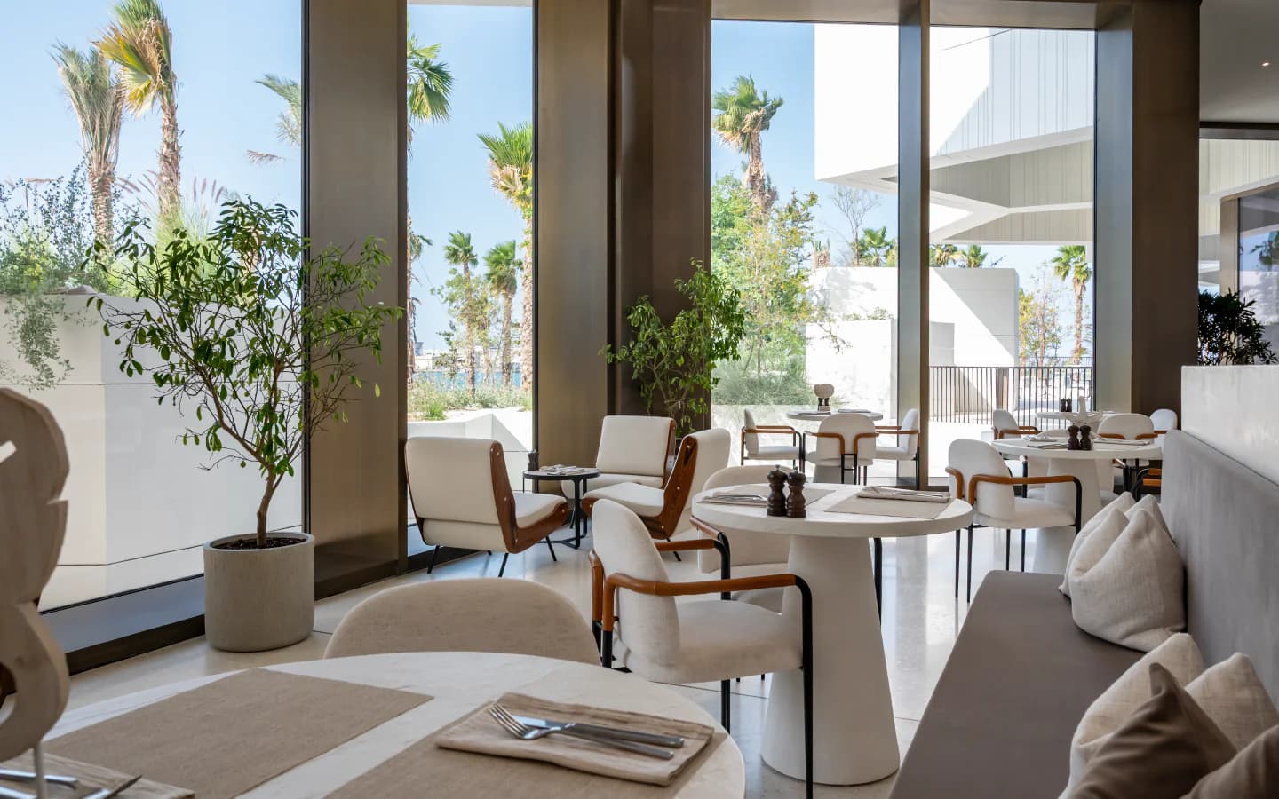 Nayzak restaurant inside Natural History Museum Abu Dhabi on Saadiyat Island